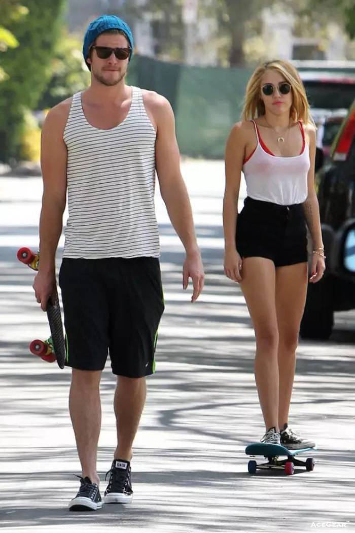 Miley Cyrus和Liam Hemsworth