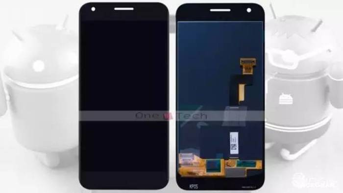 ▲ 疑似 Google Pixel 前面板（ 来源：Winfuture.de ）