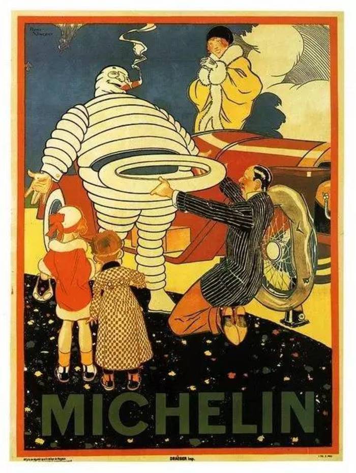 “Michelin”，Rene Vincent创作，年份不详