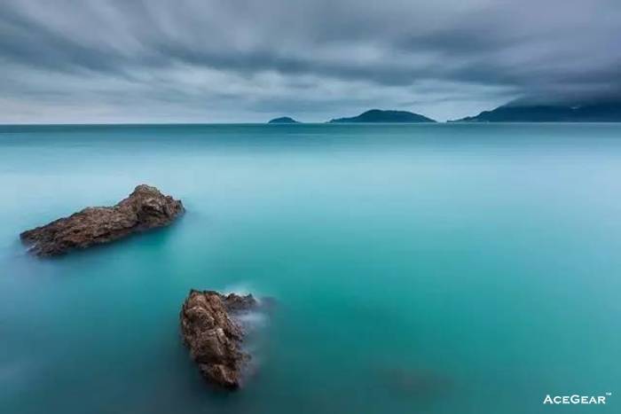 较长的曝光时间，流水雾化
