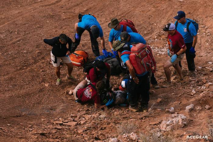 Aggy was thankful for the on-site treatment provided by Red Bull and H5 Events.