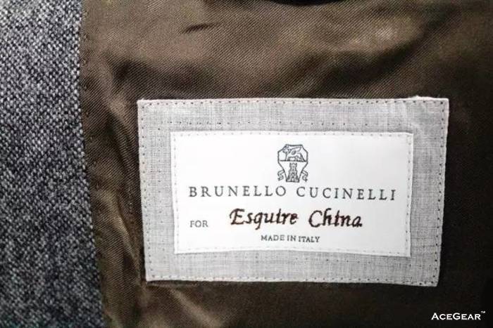 “Brunello Cucinelli for Esquire China”水洗牌